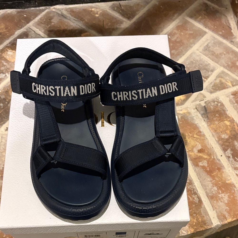 Dior technical ribbo navy Sandals - Picture 2 of 6